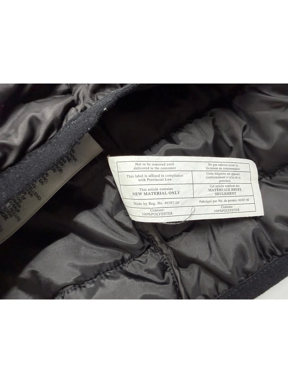 True Religion Men's Puffer Jacket Full Zip Logo Size Small Black
